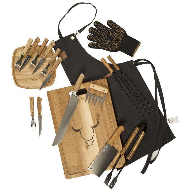 Set Parrillero 86 WAYU 10 Piezas Profesional-0