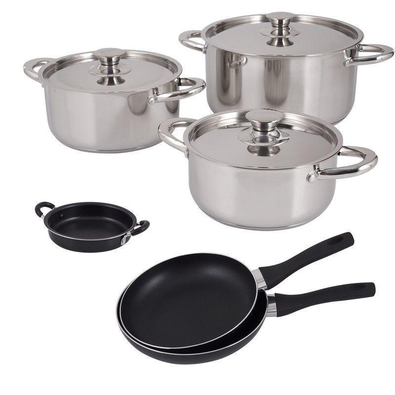 Bateria de Cocina + Utensilios 9 Piezas AH20 - ArtHome-0