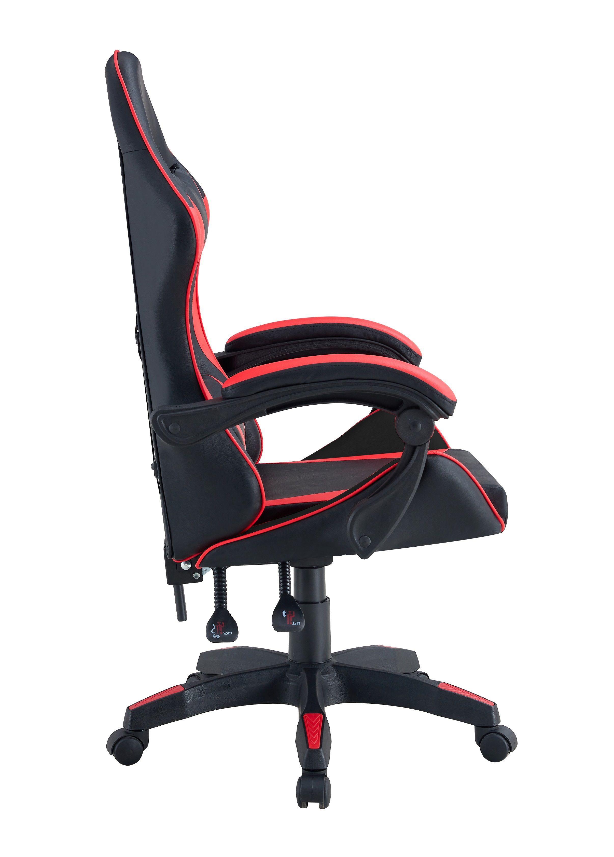 SILLA GAMER PRO BEIJING ERGONOMICA RECLINABLE COLOR ROJO BMG-17R-3