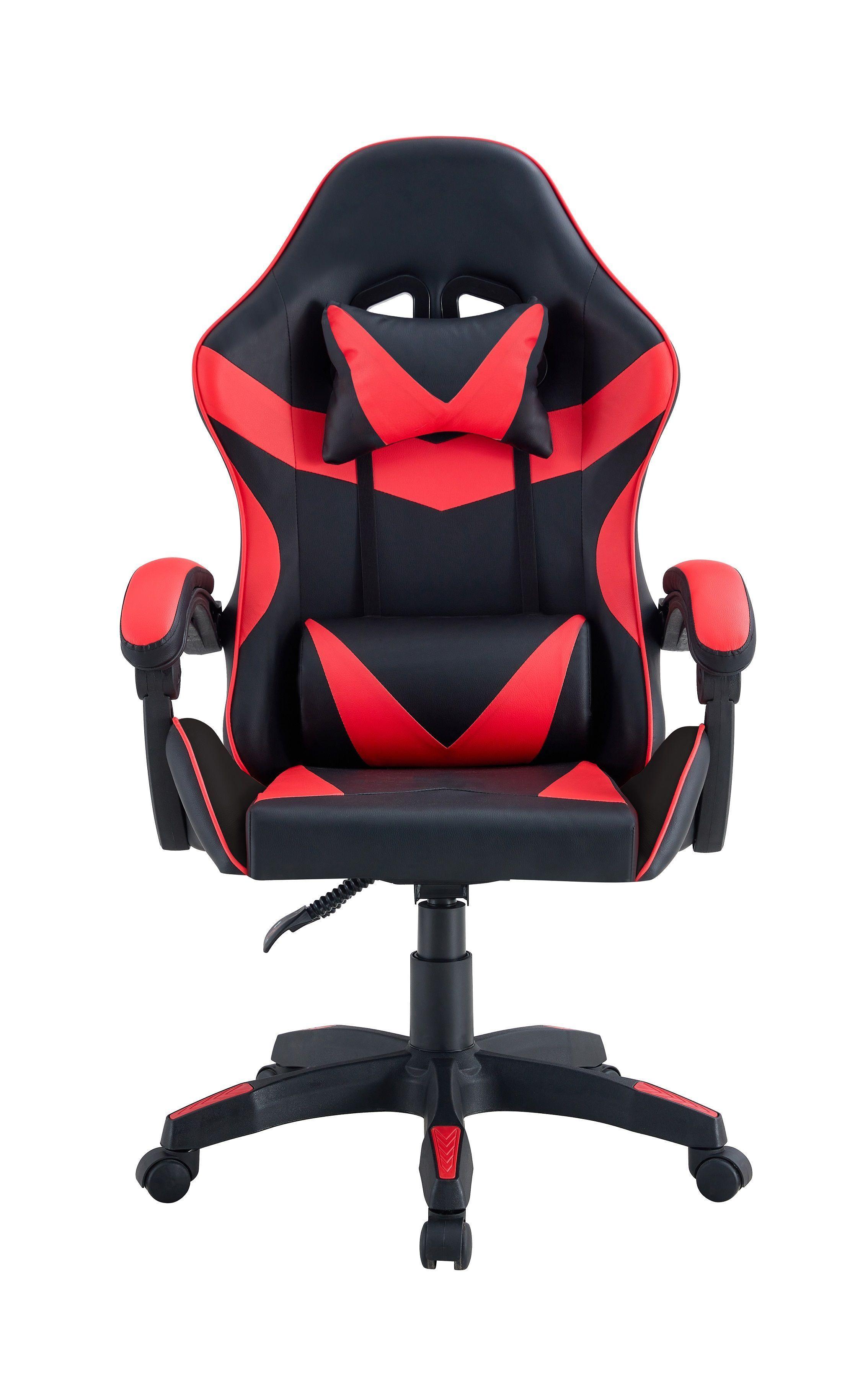 SILLA GAMER PRO BEIJING ERGONOMICA RECLINABLE COLOR ROJO BMG-17R-2