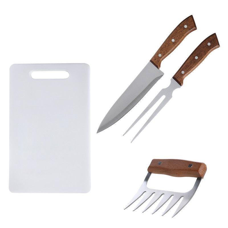 Set Parrilla 4 Piezas Acero Inoxidable Arthome PAR76-0