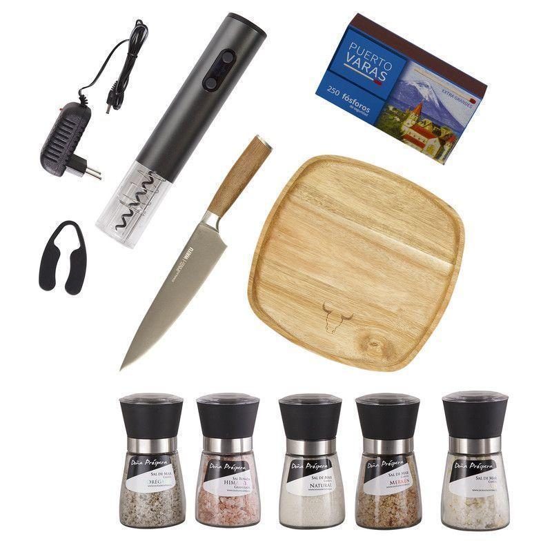 Set Parrillero 198 WAYU + Mix Sales Gourmet 9 Piezas-0