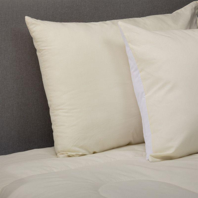 Plumon Beige Blanco 2 Pl + Pack 2 Almohadas Beige Arthome-6