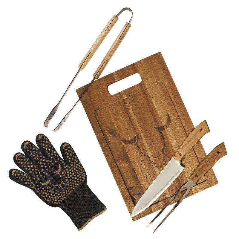 Set Parrillero 145 WAYU 4 Piezas Profesional-0