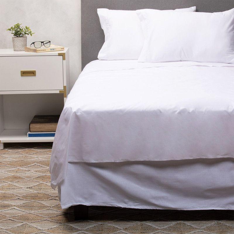 Cubrecolchon Jacquard + Faldon + Sabana Blanca 1 Plaza-0