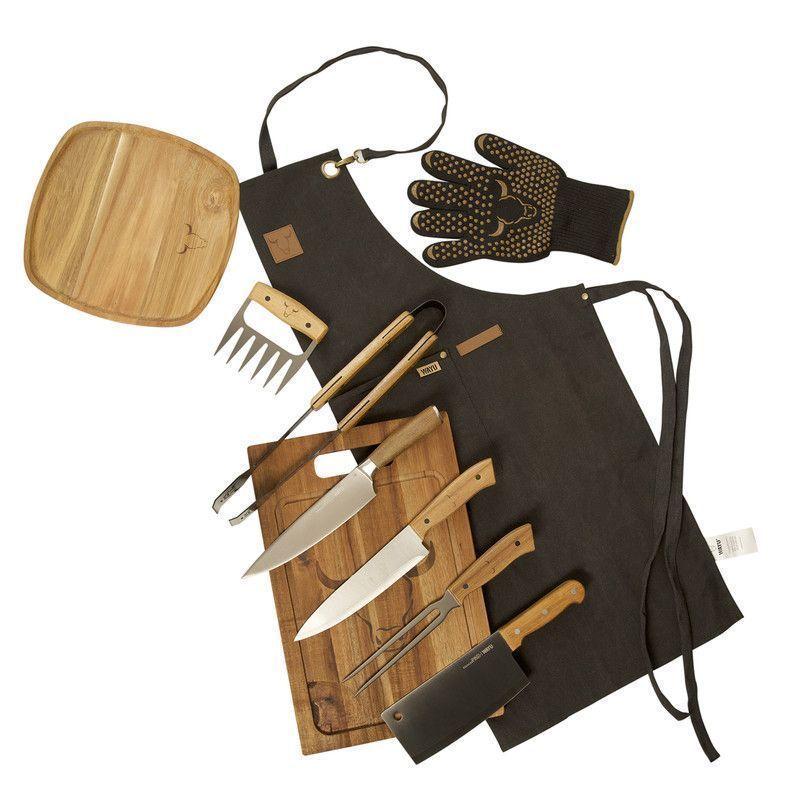 Set Parrillero 64 WAYU 9 Piezas Profesional-0