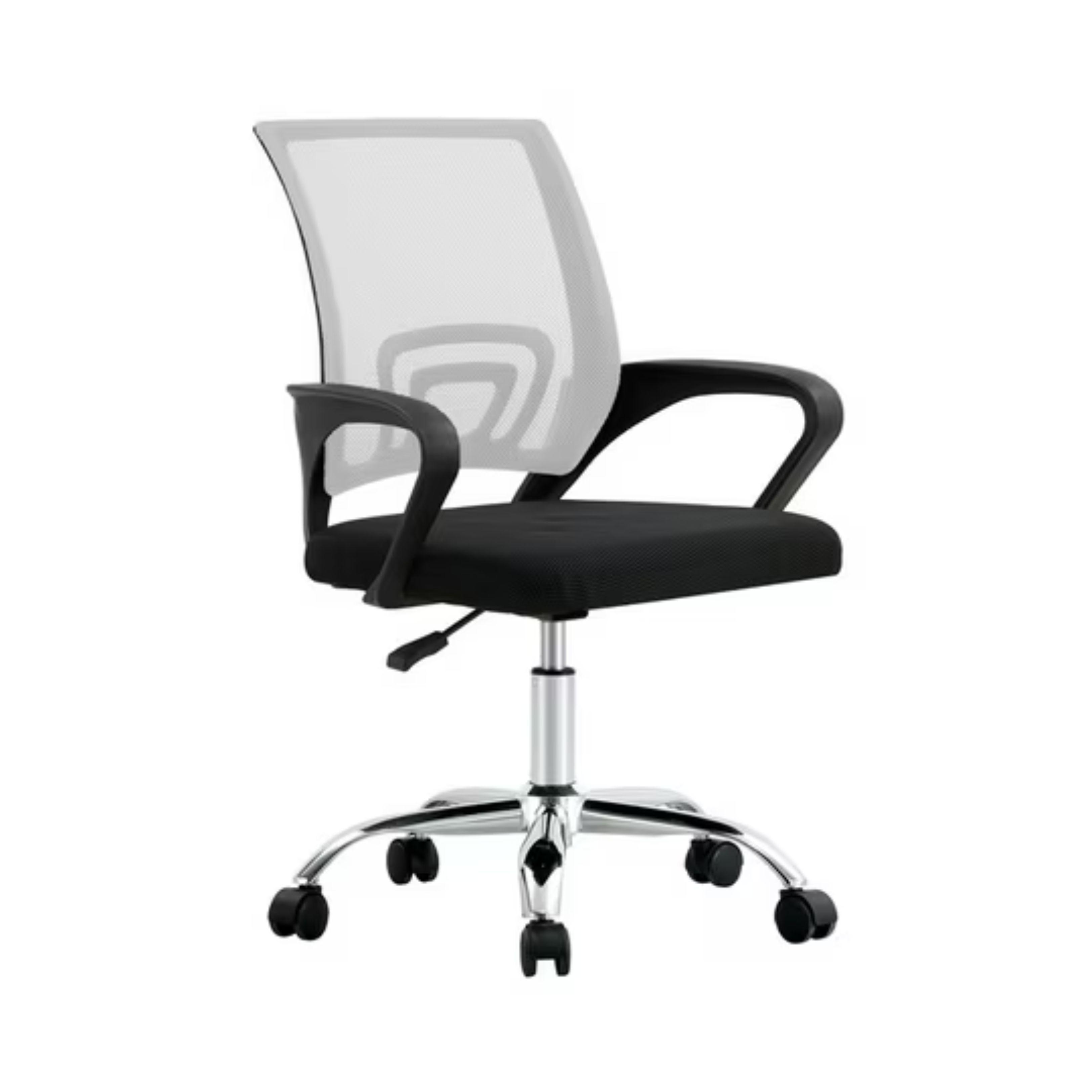 Silla Ejecutiva Ergonómica New York Air Mesh Blanca – Elegancia y Confort para Oficina-0