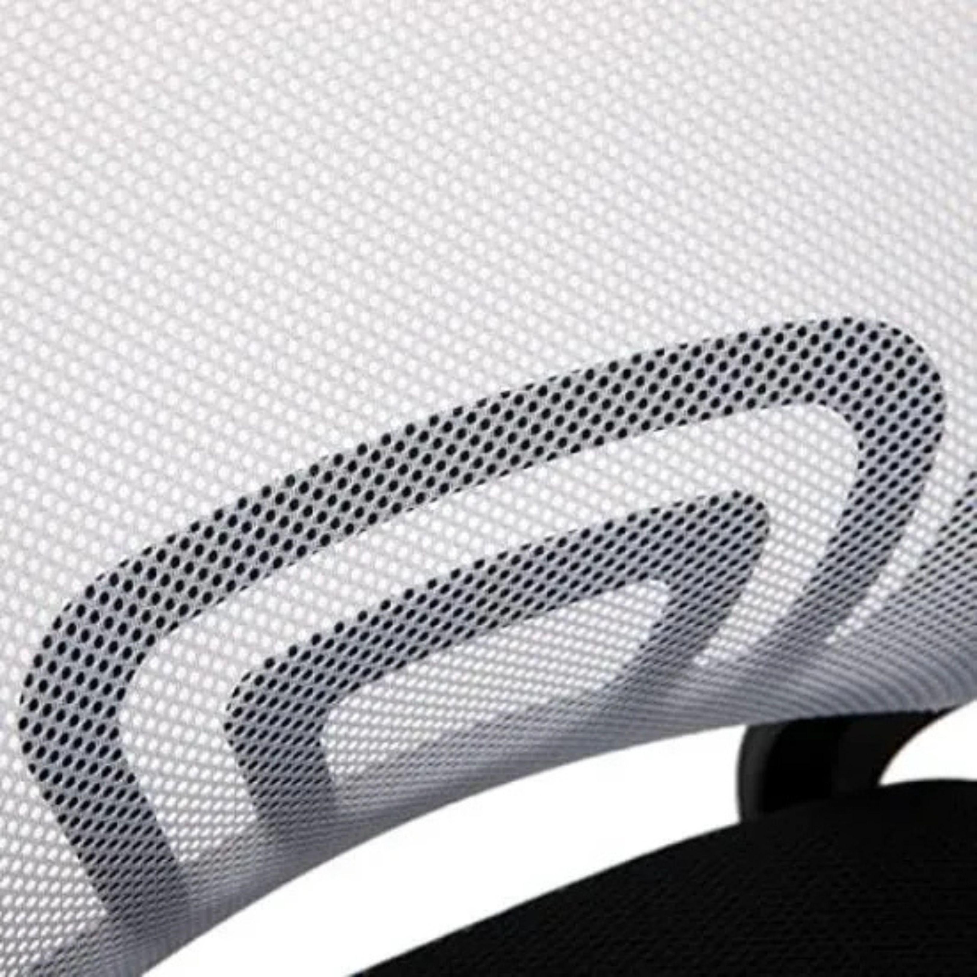 Silla Ejecutiva Ergonómica New York Air Mesh Blanca – Elegancia y Confort para Oficina-5