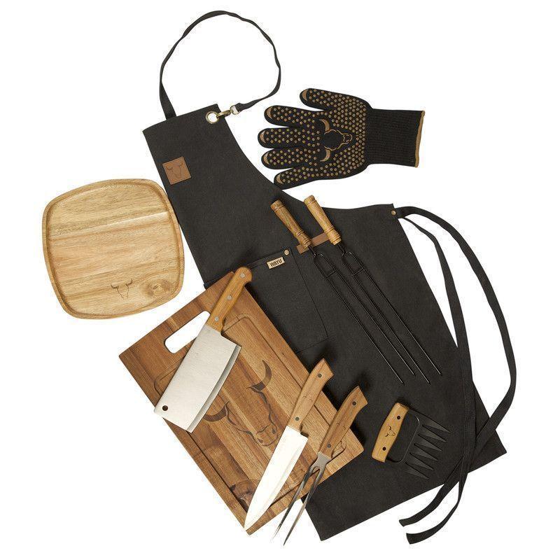 Set Parrillero 95 WAYU 8 Piezas Profesional-0
