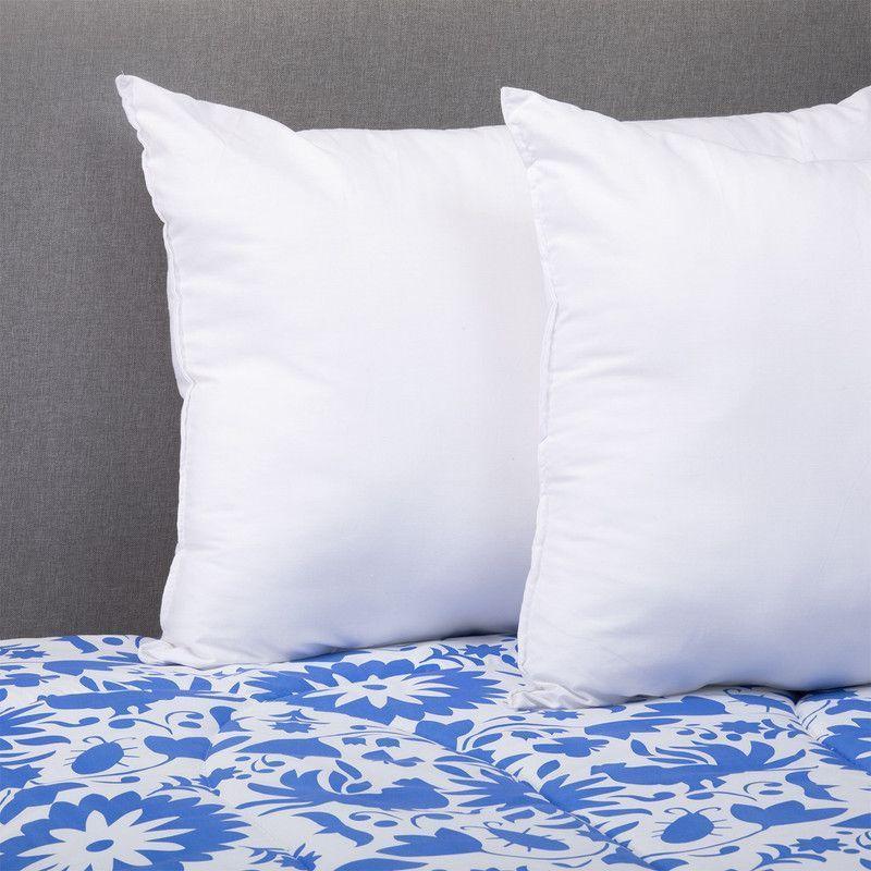 Plumon Mexico Azul 2 Pl + Pack Almohadas Blanco Arthome-0