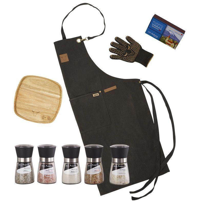 Set Parrillero 158 WAYU + Mix Sales Gourmet 9 Piezas-0