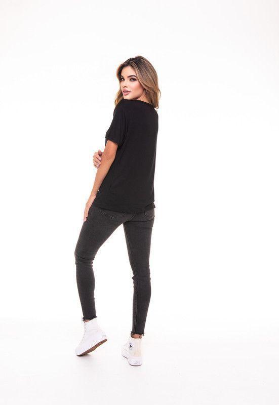 POLERA CHOKER PEDRERIA ROLLING ENGLAND BLACK RC3-2
