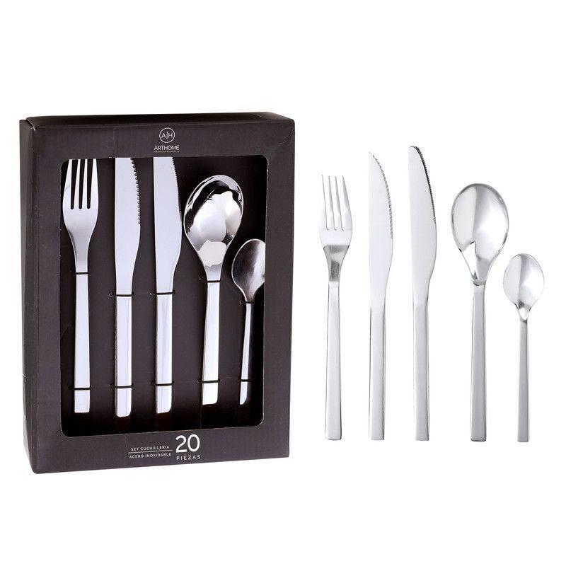 Set Cuchilleria 64 Piezas Acero Inoxidable Arthome CUC08-4
