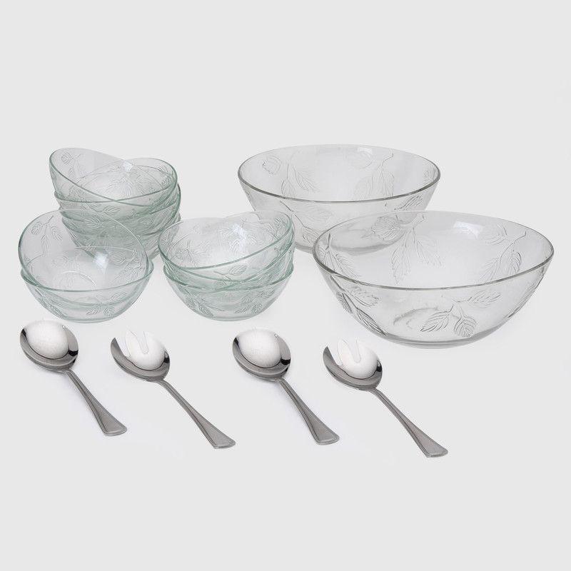 Set Ensaladeras De Vidrio 16 Piezas AH117 - ArtHome-0