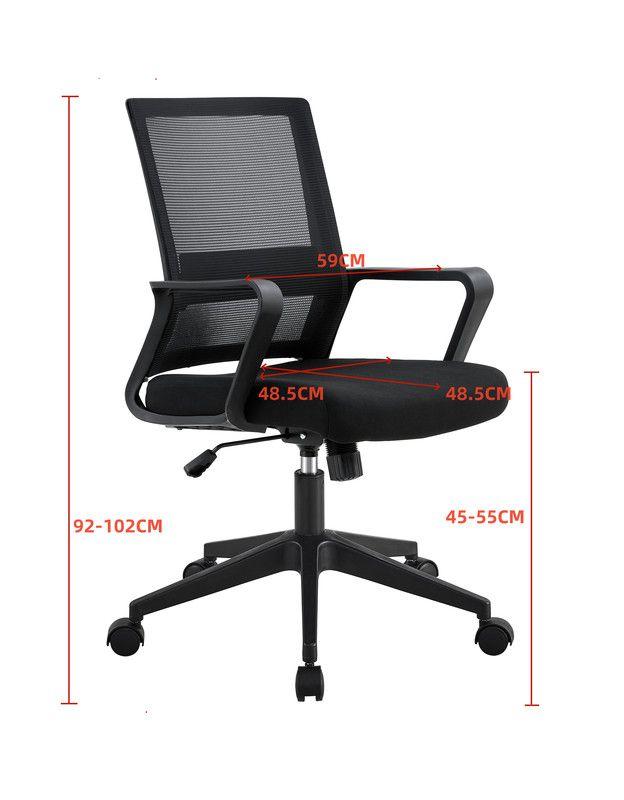 SILLA DE OFICINA EJECUTIVA PARIS ERGONOMICA COLOR NEGRO BM-698-5