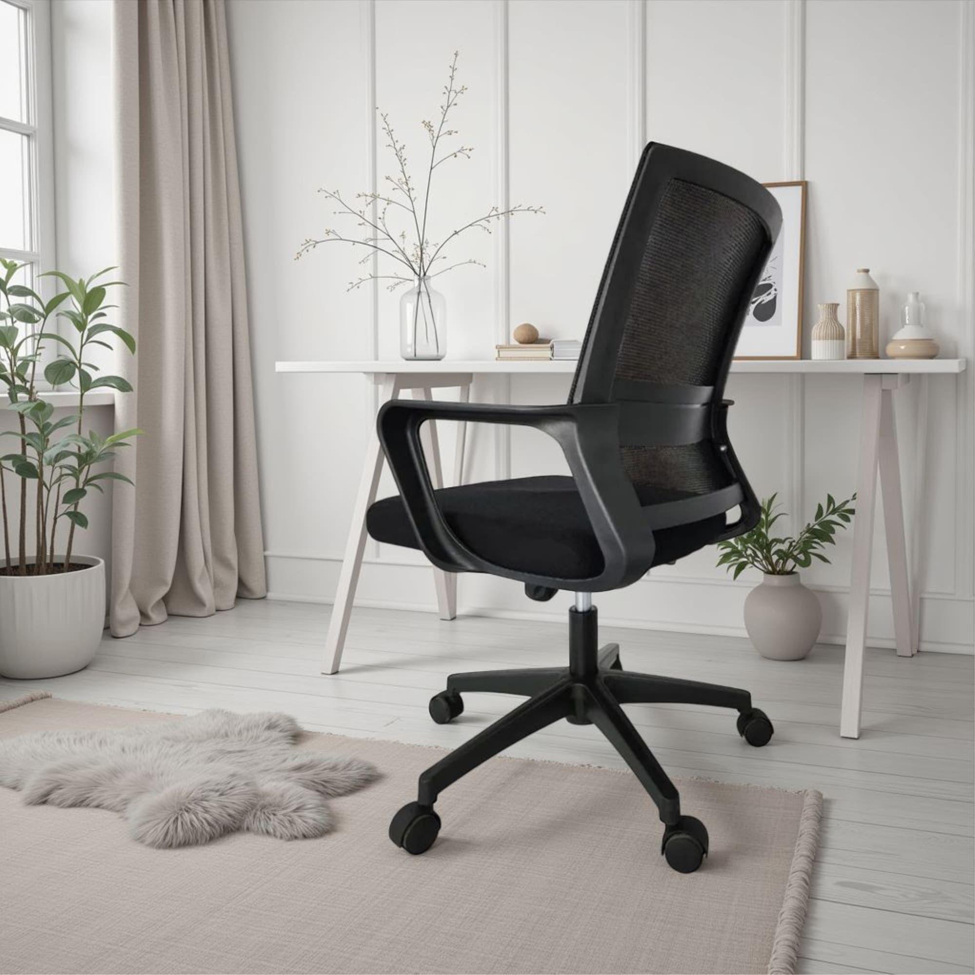SILLA DE OFICINA EJECUTIVA ERGONOMICA PARIS NEGRO ALTURA AJUSTABLE-2