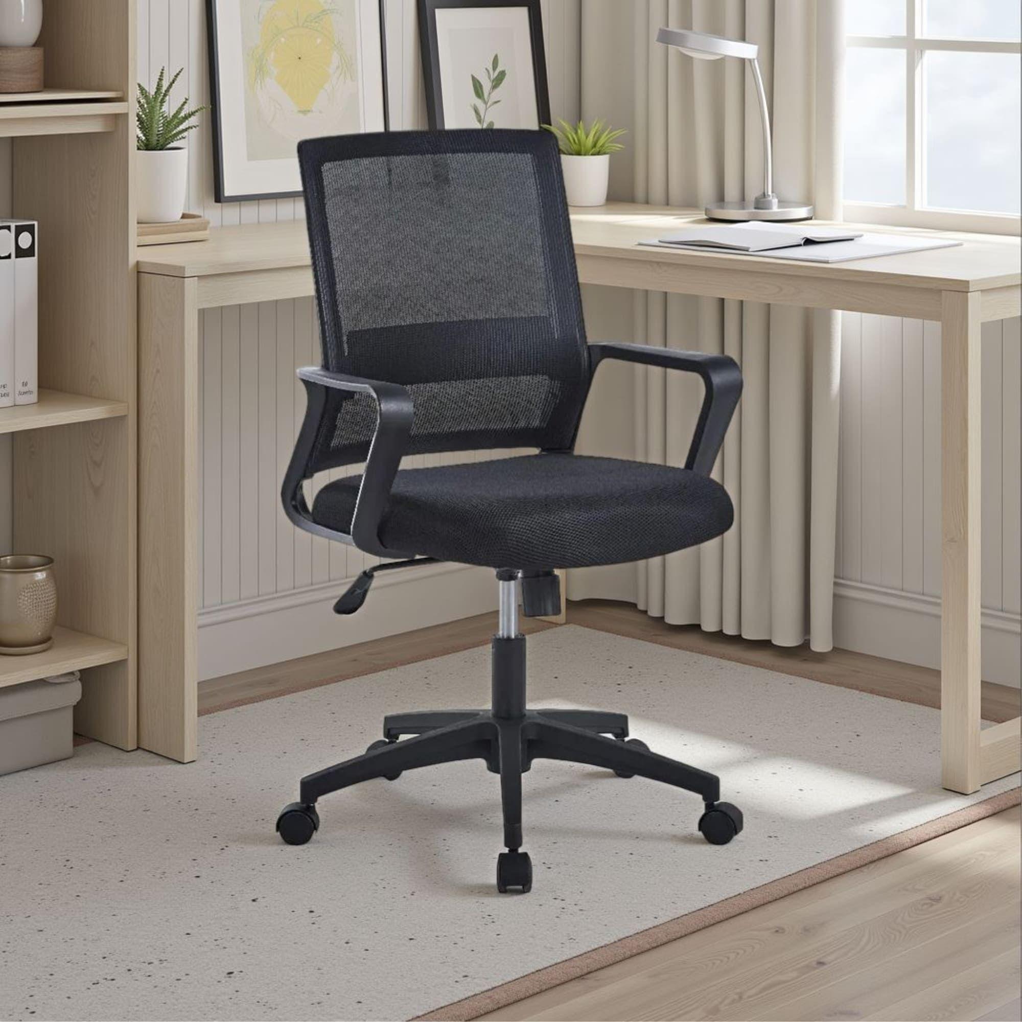 SILLA DE OFICINA EJECUTIVA ERGONOMICA PARIS NEGRO ALTURA AJUSTABLE-3