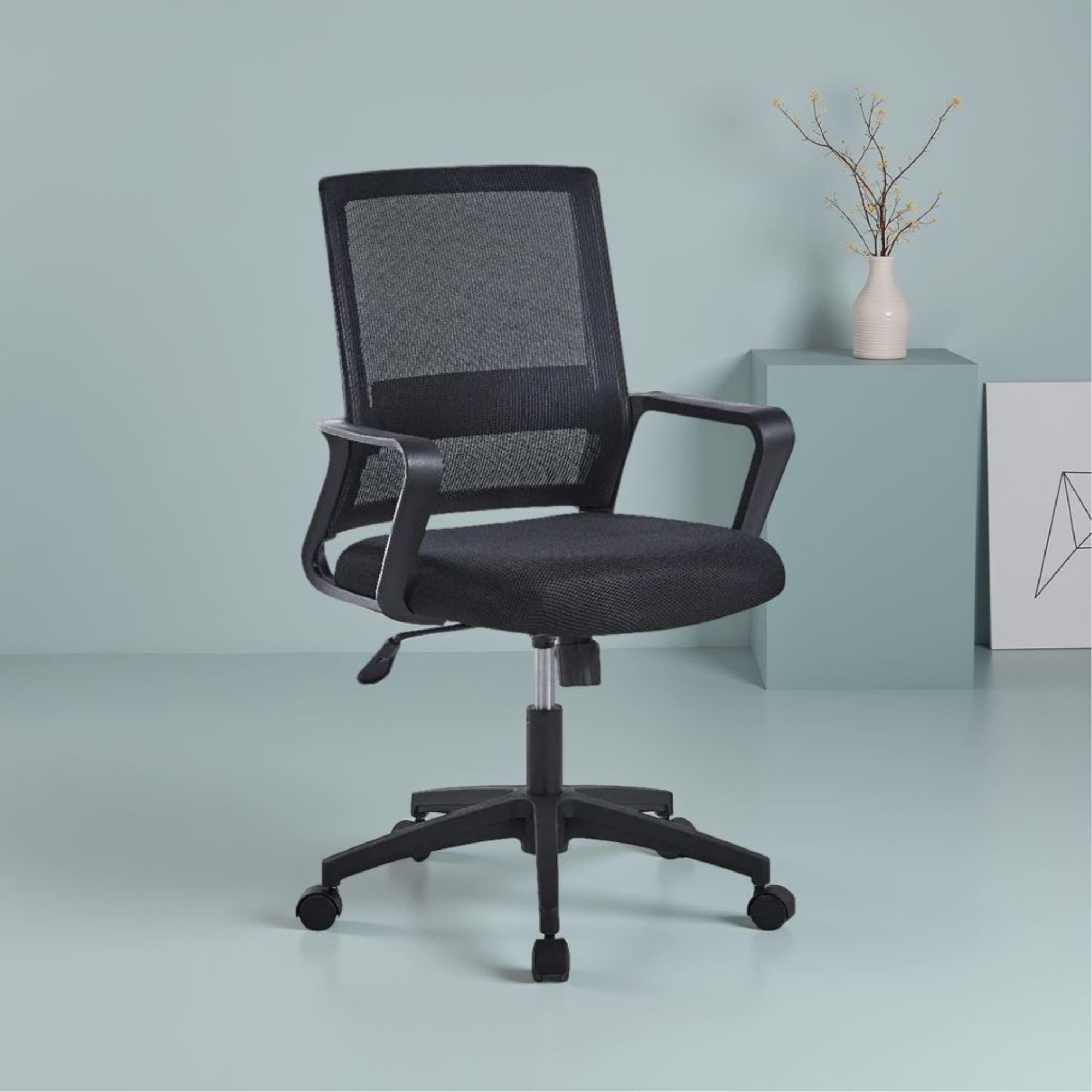 SILLA DE OFICINA EJECUTIVA ERGONOMICA PARIS NEGRO ALTURA AJUSTABLE-4