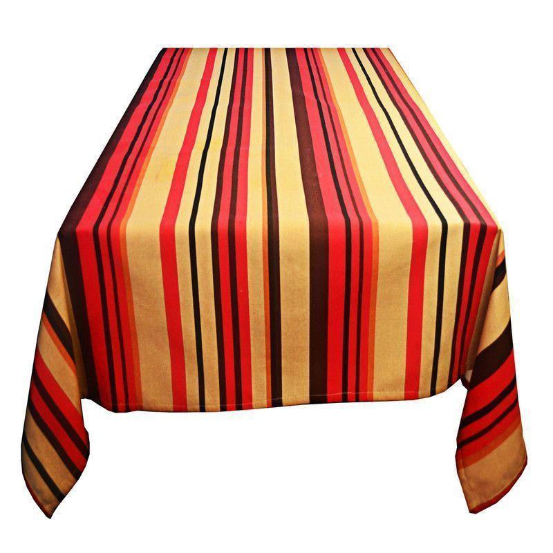 Mantel Rectangular rayas rojas 300 cm x 150 cm-2