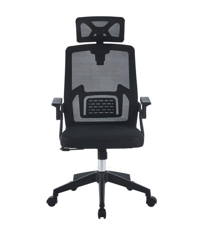 SILLA DE OFICINA EJECUTIVA MANCHESTER ERGONOMICA COLOR NEGRO BM-809-2