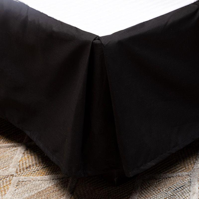 Cubrecolchon + Faldon Negro Arthome 1.5 Plazas-5