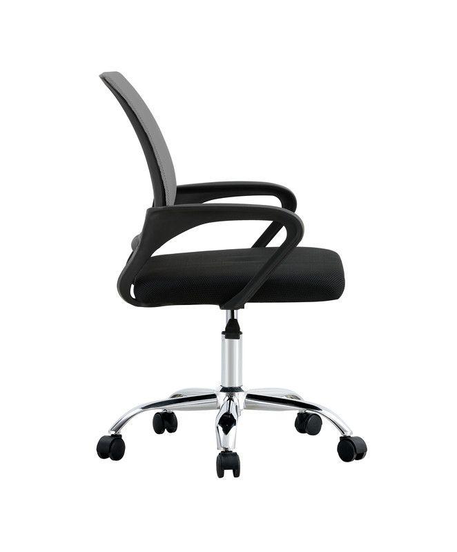 SILLA DE OFICINA EJECUTIVA NUEVA YORK ERGONOMICA RESPALDO MALLA GRIS BM-520MG-3