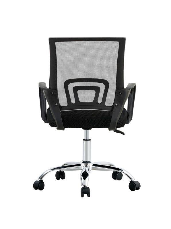 SILLA DE OFICINA EJECUTIVA NUEVA YORK ERGONOMICA RESPALDO MALLA GRIS BM-520MG-4