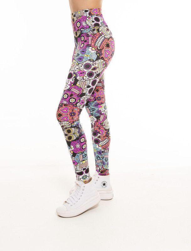 CALZA LEGGINS  ESTAMPADO   CALAVERA-1