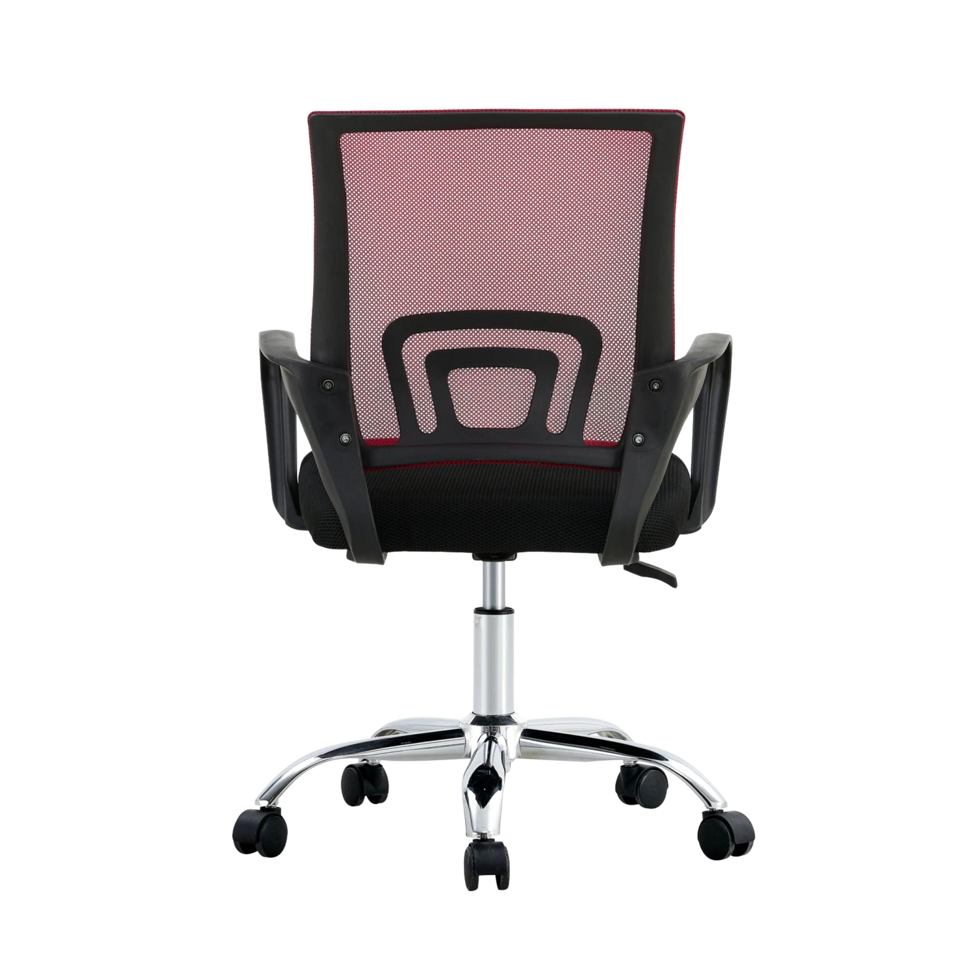 Silla Ejecutiva Ergonómica New York Roja – Confort y Estilo Profesional-4