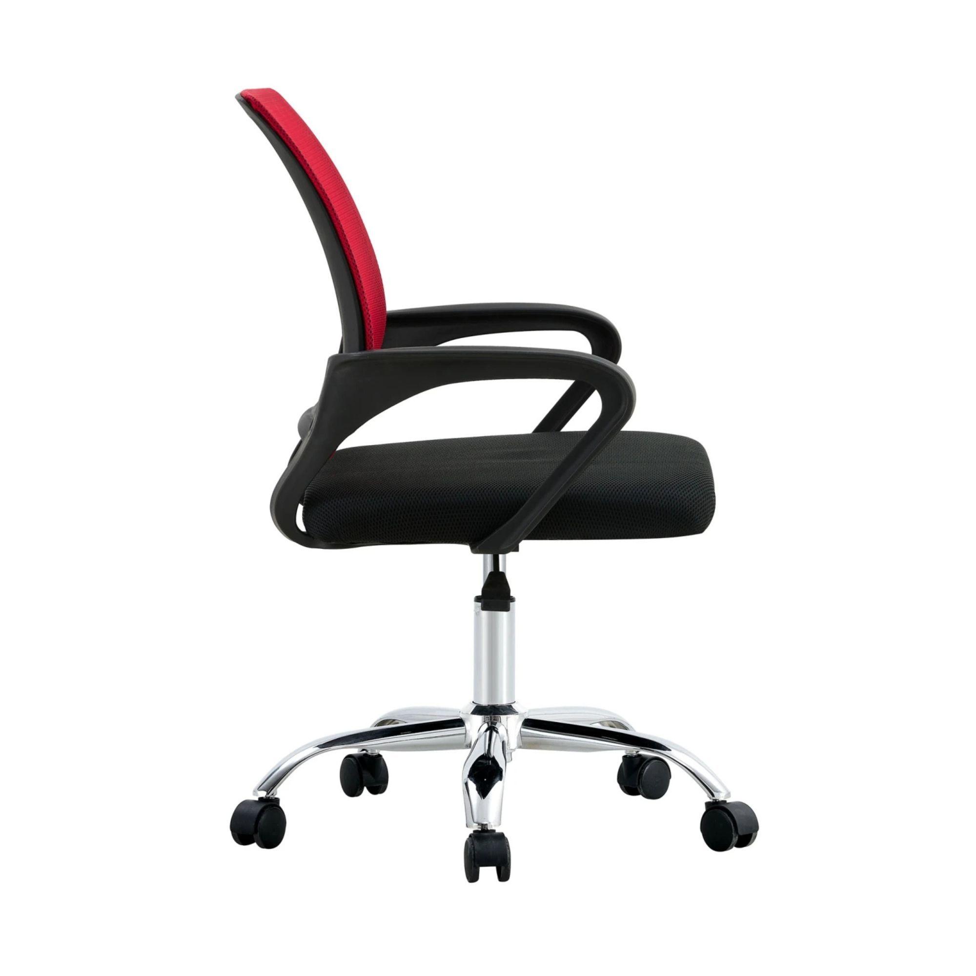 Silla Ejecutiva Ergonómica New York Roja – Confort y Estilo Profesional-6