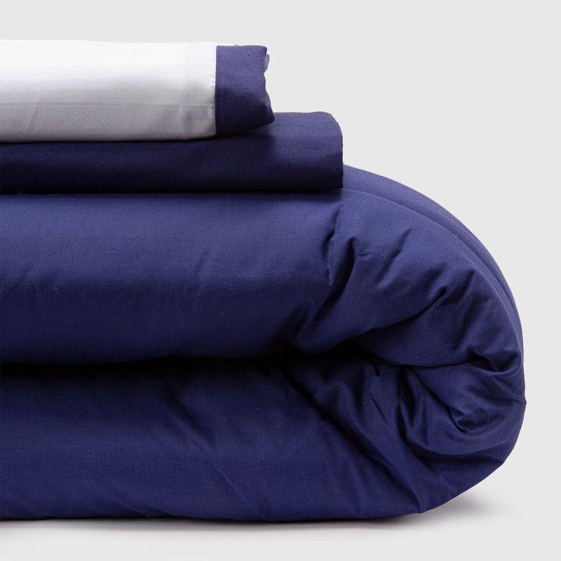 COMBO 12 PLUMON BICOLOR AZUL CELESTE 1.5 PLAZAS-1