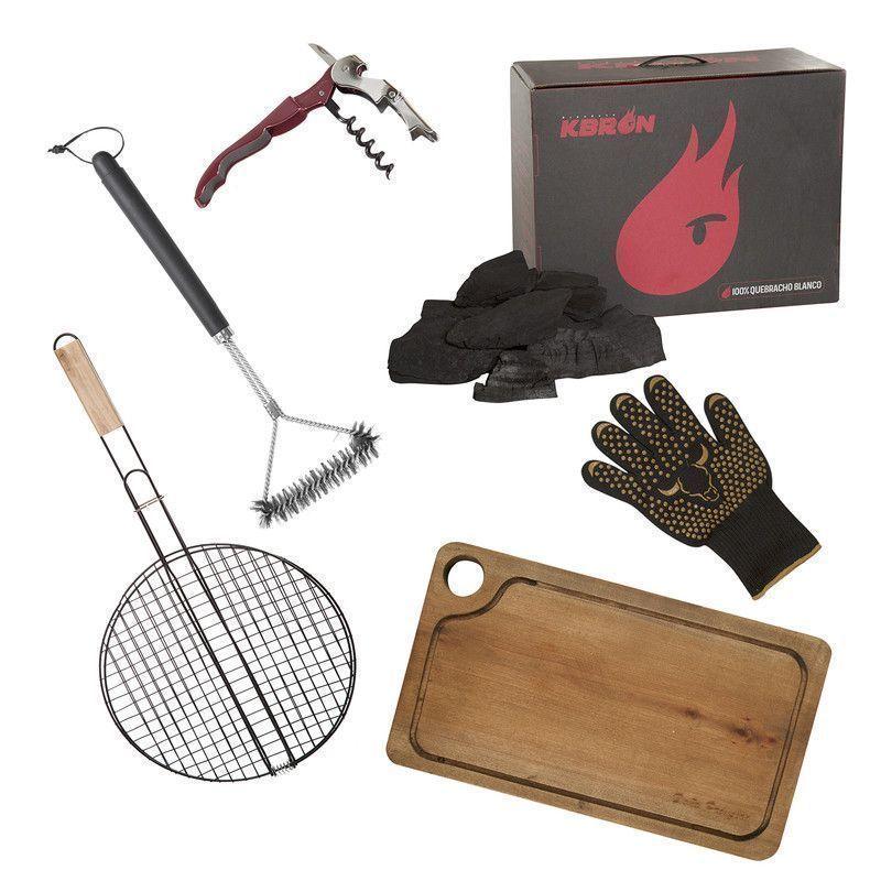 Set Parrillero 330  Wayu 6 Piezas Profesional-0