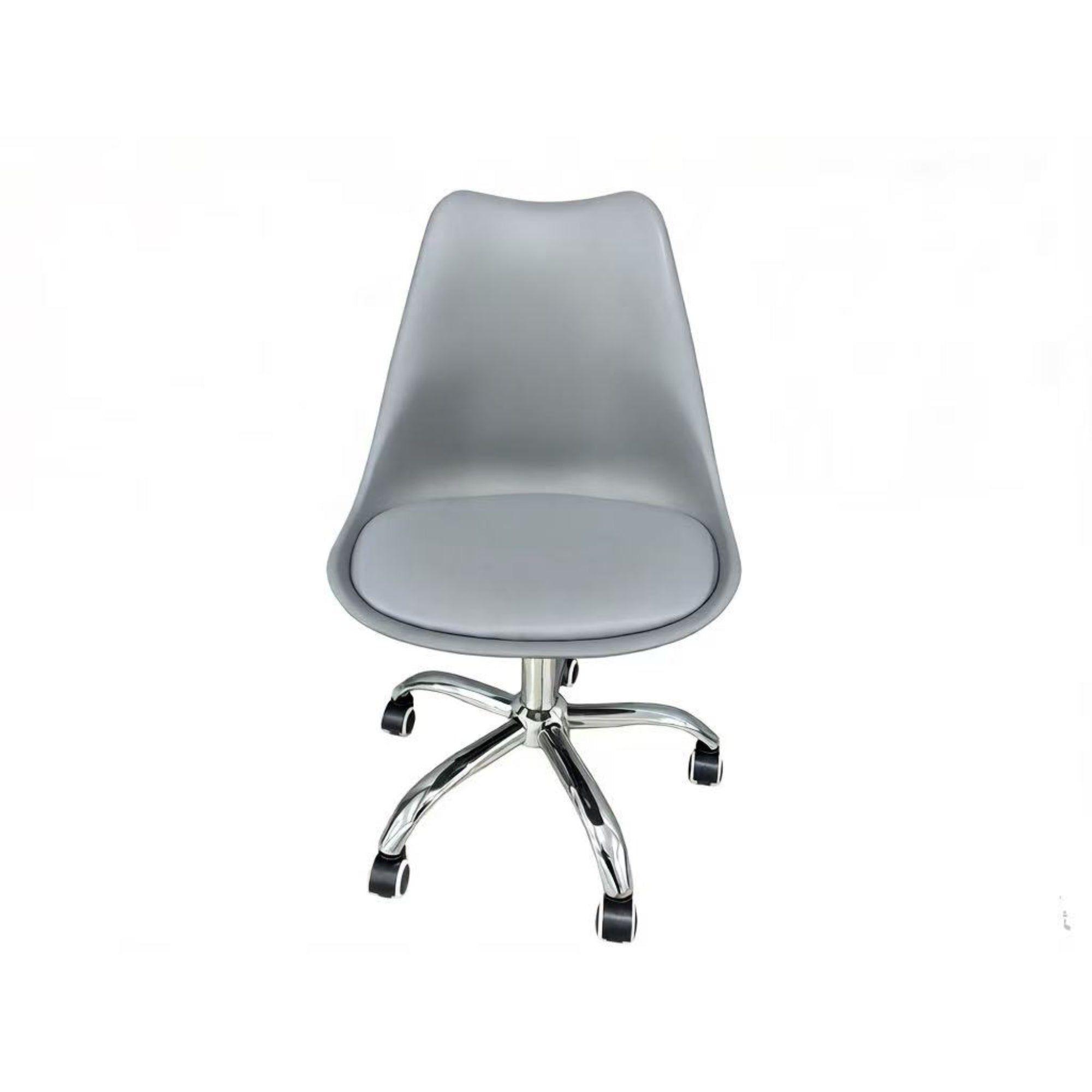 Silla de Oficina Ergonómica Shanghai Negra y Gris Altura Ajustable-4