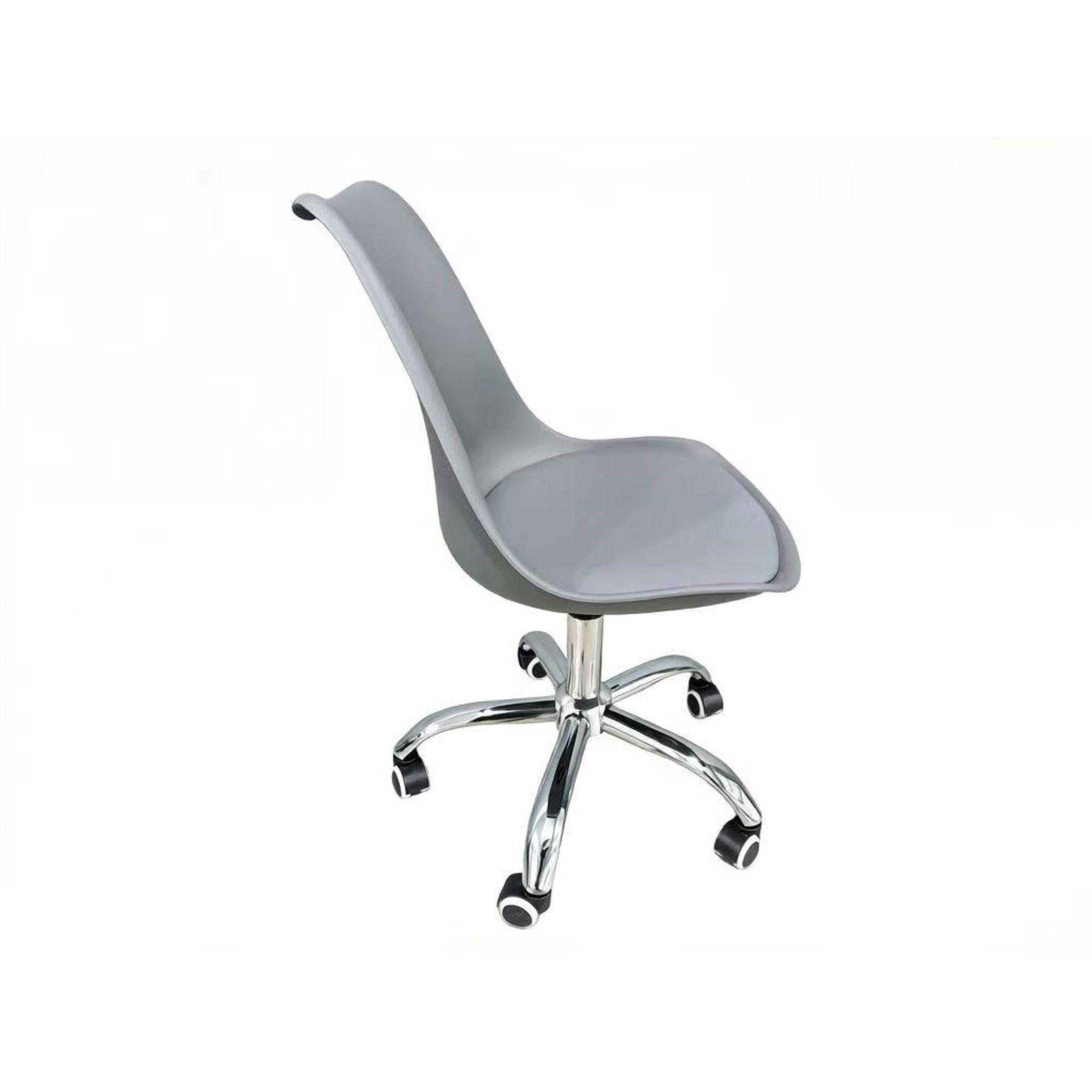 Silla de Oficina Ergonómica Shanghai Negra y Gris Altura Ajustable-5