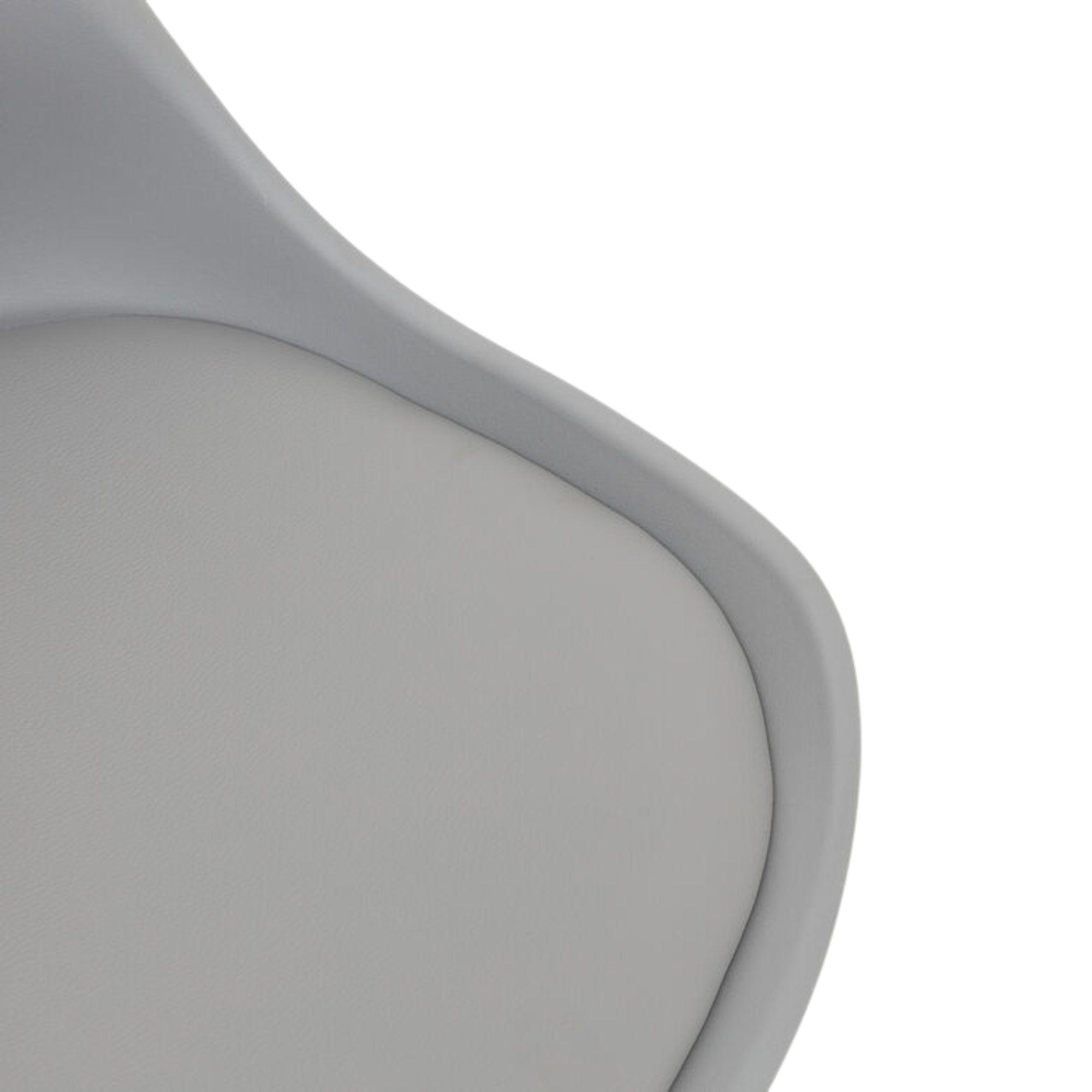 Silla de Oficina Ergonómica Shanghai Negra y Gris Altura Ajustable-7