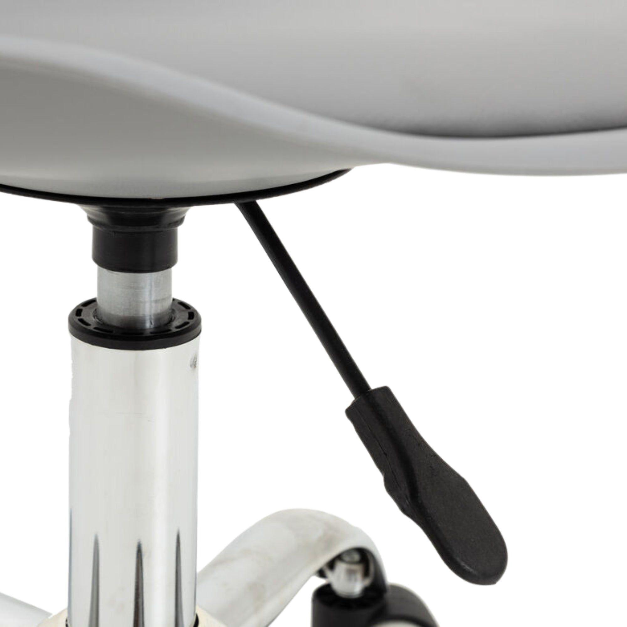 Silla de Oficina Ergonómica Shanghai Negra y Gris Altura Ajustable-8