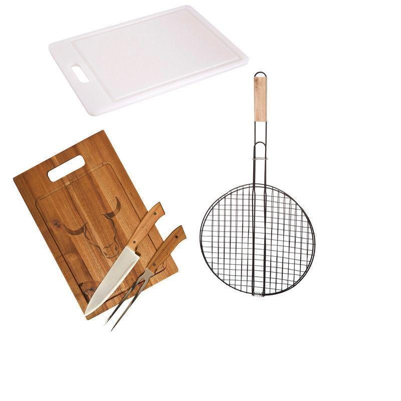 Set Parrillero 332  Wayu 3 Piezas Profesional-0