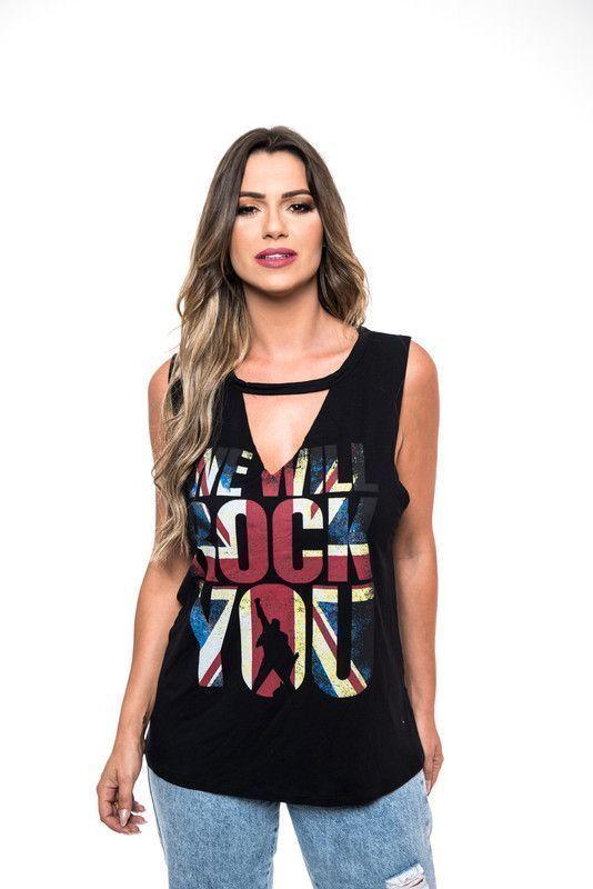 POLERA SM CHOKER ROCK ENGLAND BLACK RC-2-0