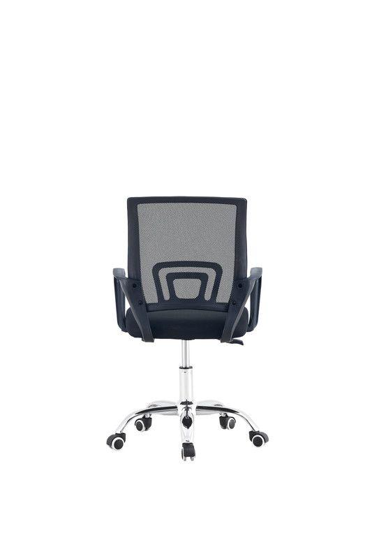 SILLA DE OFICINA EJECUTIVA NUEVA YORK ERGONOMICA RESPALDO MALLA NEGRA BM-520MBN-4