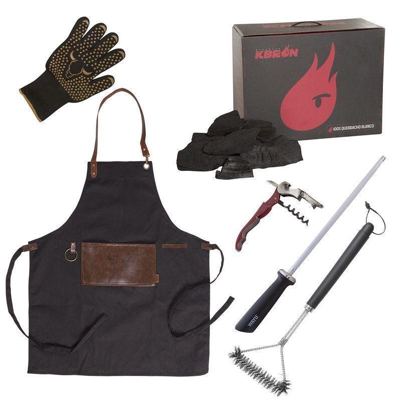 Set Parrillero 309  Wayu 6 Piezas Profesional-0