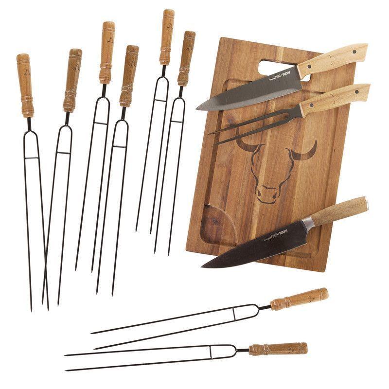 Set Parrillero 133 WAYU 7 Piezas Profesional-0