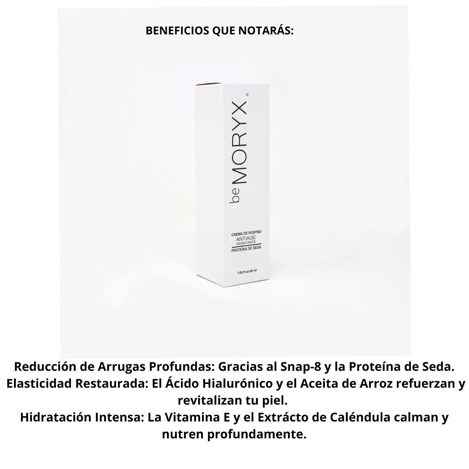 CREMA ROSTRO ANTIAGE HIDRATANTE CON PROTEÍNA DE SEDA-3