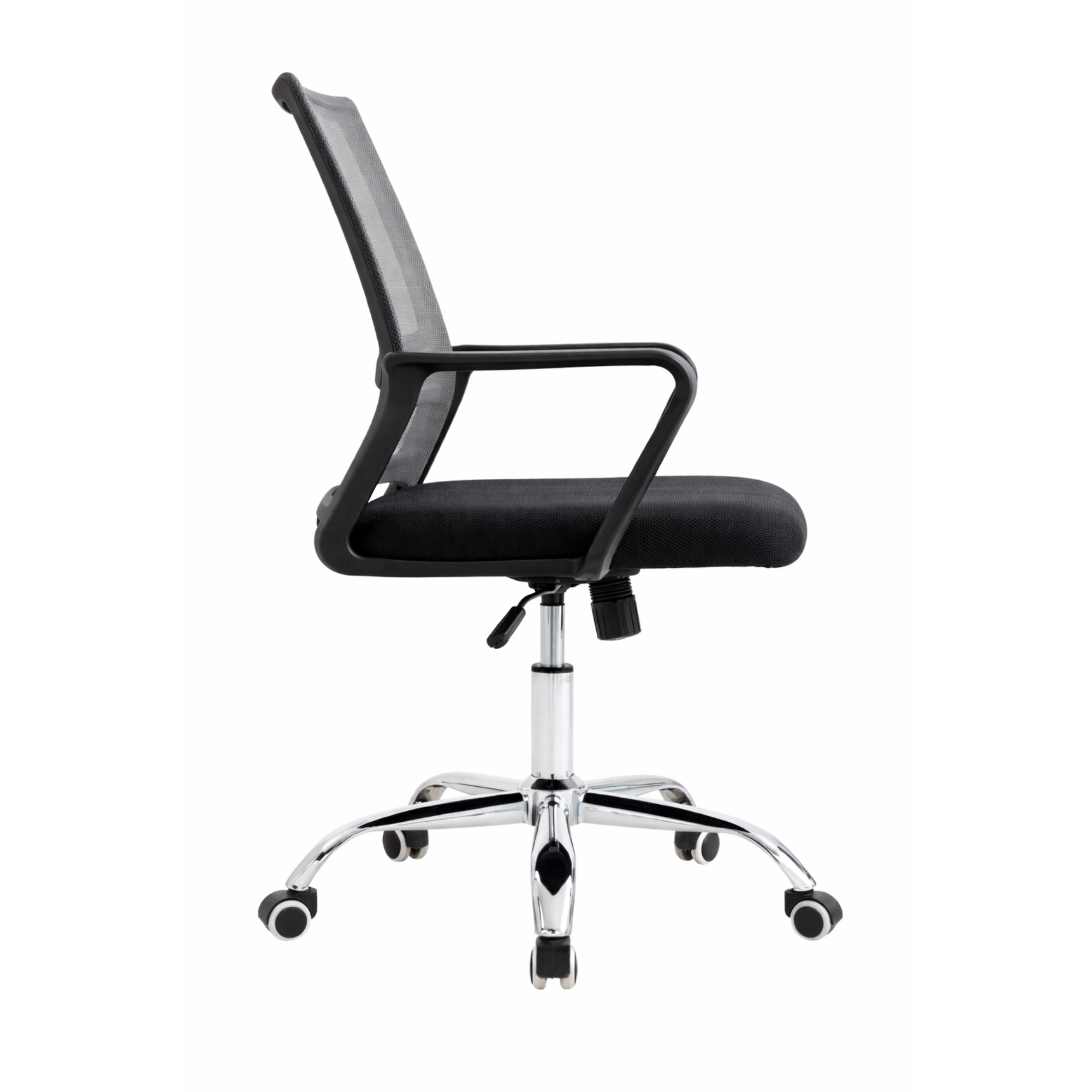 Silla de Oficina Negra y Gris Ergonómica Ajustable Santiago-7