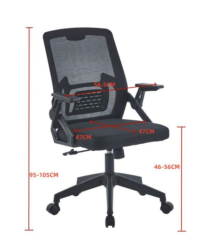 SILLA DE OFICINA EJECUTIVA MONTREAL ERGONOMICA COLOR NEGRO BM-808-5