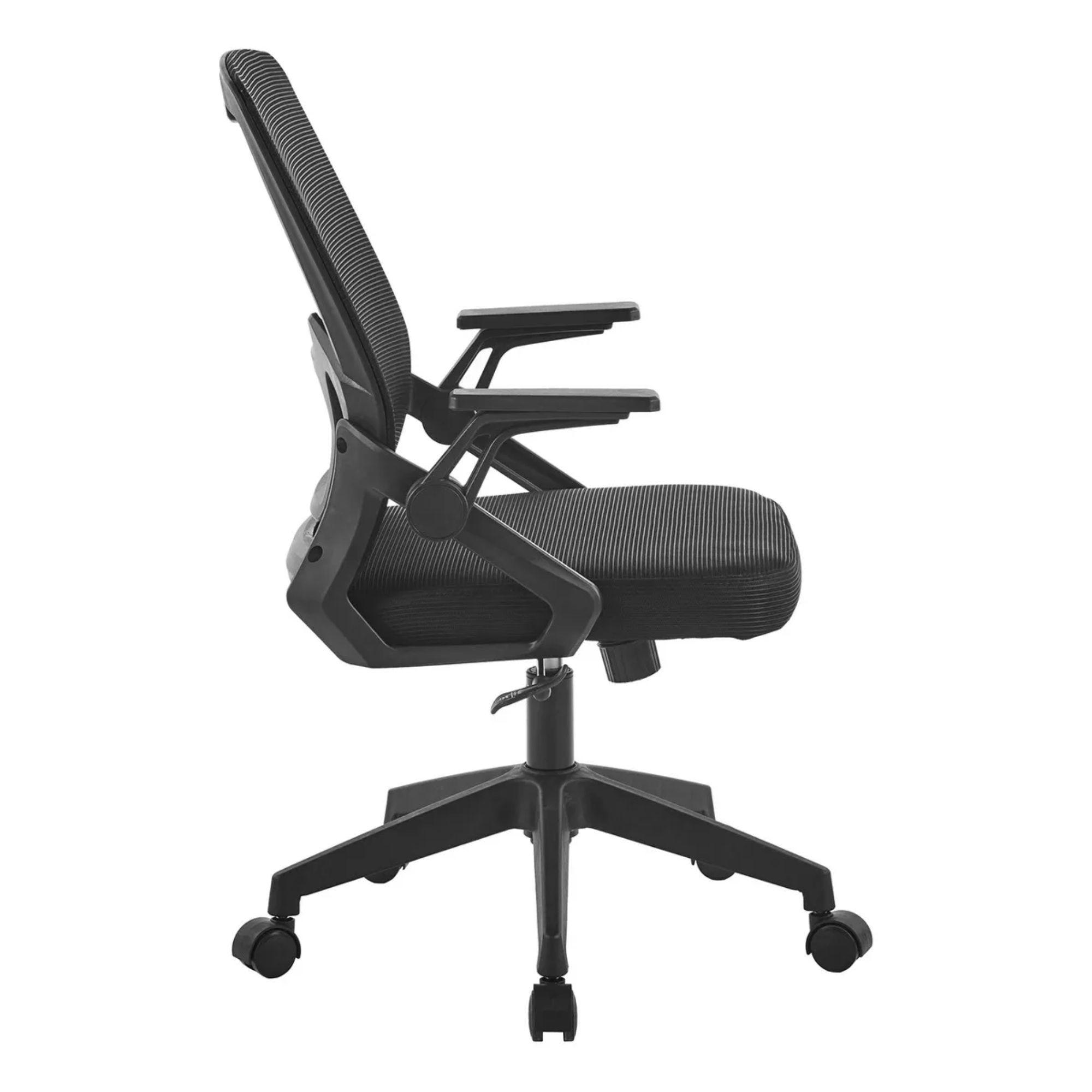 SILLA DE OFICINA EJECUTIVA MONTREAL ERGONOMICA COLOR NEGRO BM-808-4