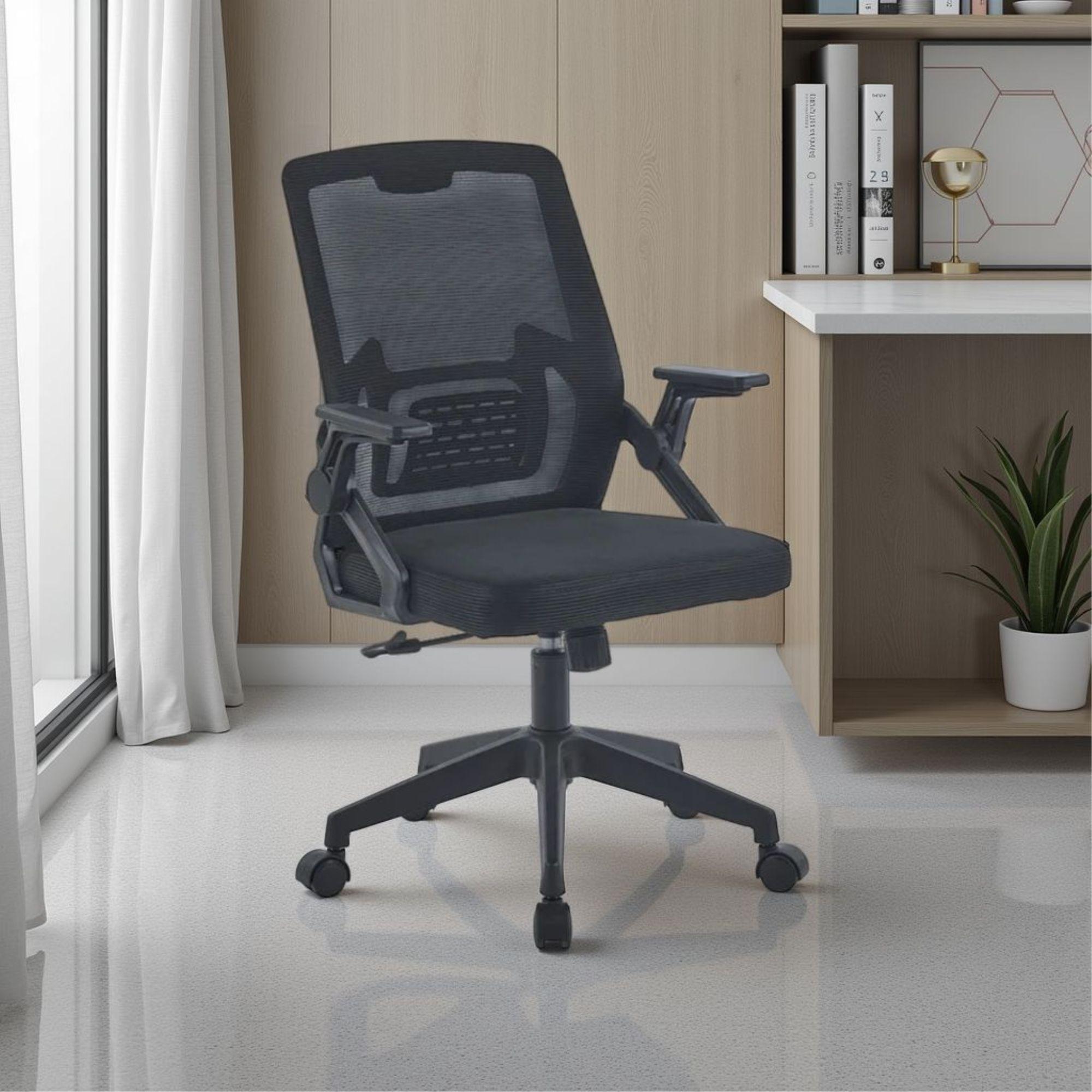 SILLA DE OFICINA EJECUTIVA MONTREAL ERGONOMICA COLOR NEGRO BM-808-6