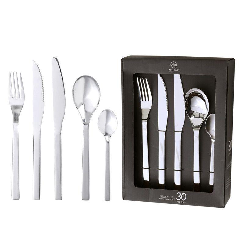 Set Cuchilleria 60 Piezas Acero Inoxidable Arthome CUC13-2