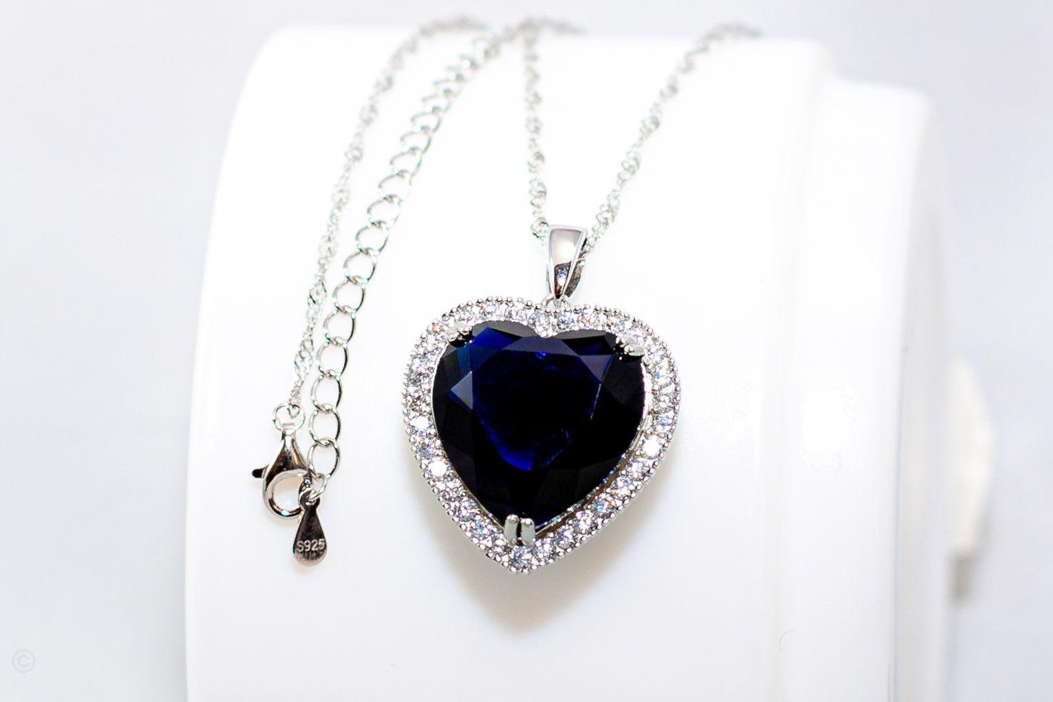Collar Plata Corazón Titanic -2