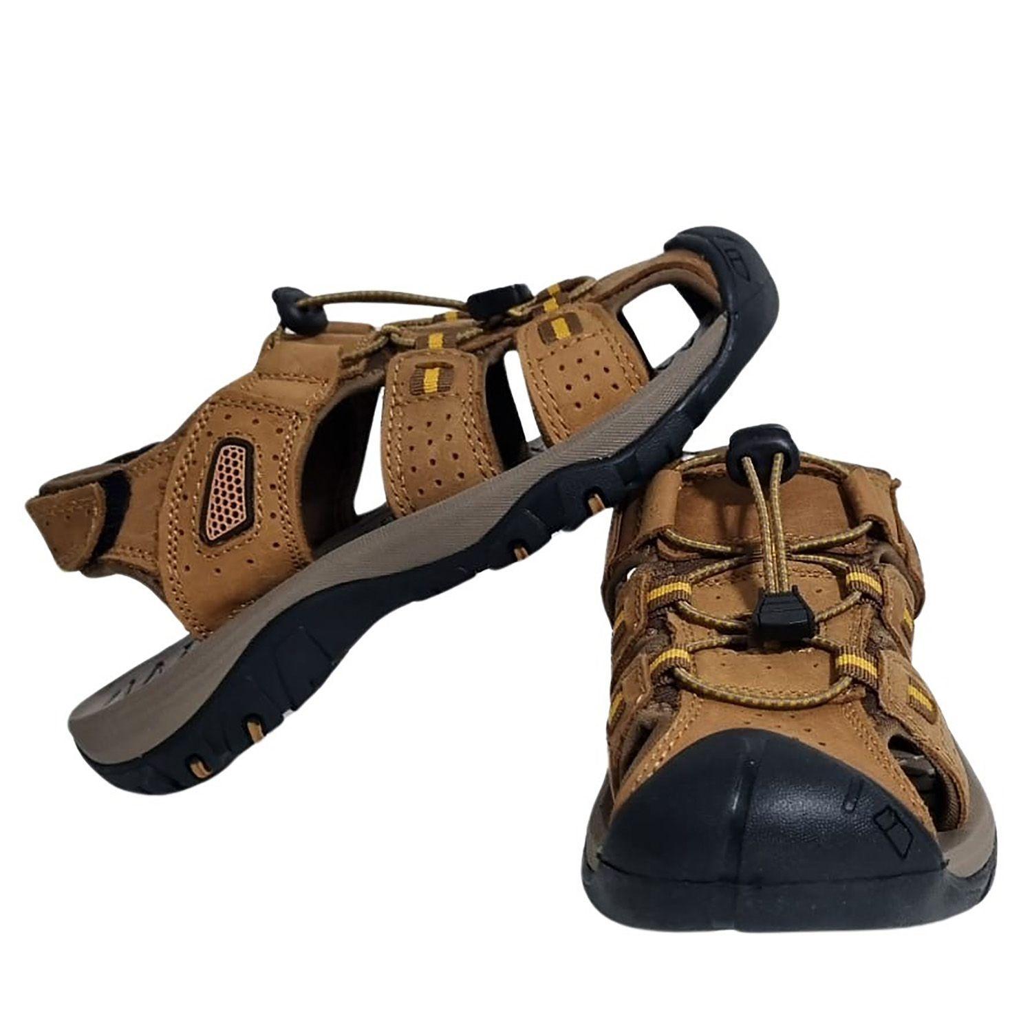 Ritmo del Verano Sandalias de Cuero para Niños con Estilo-3