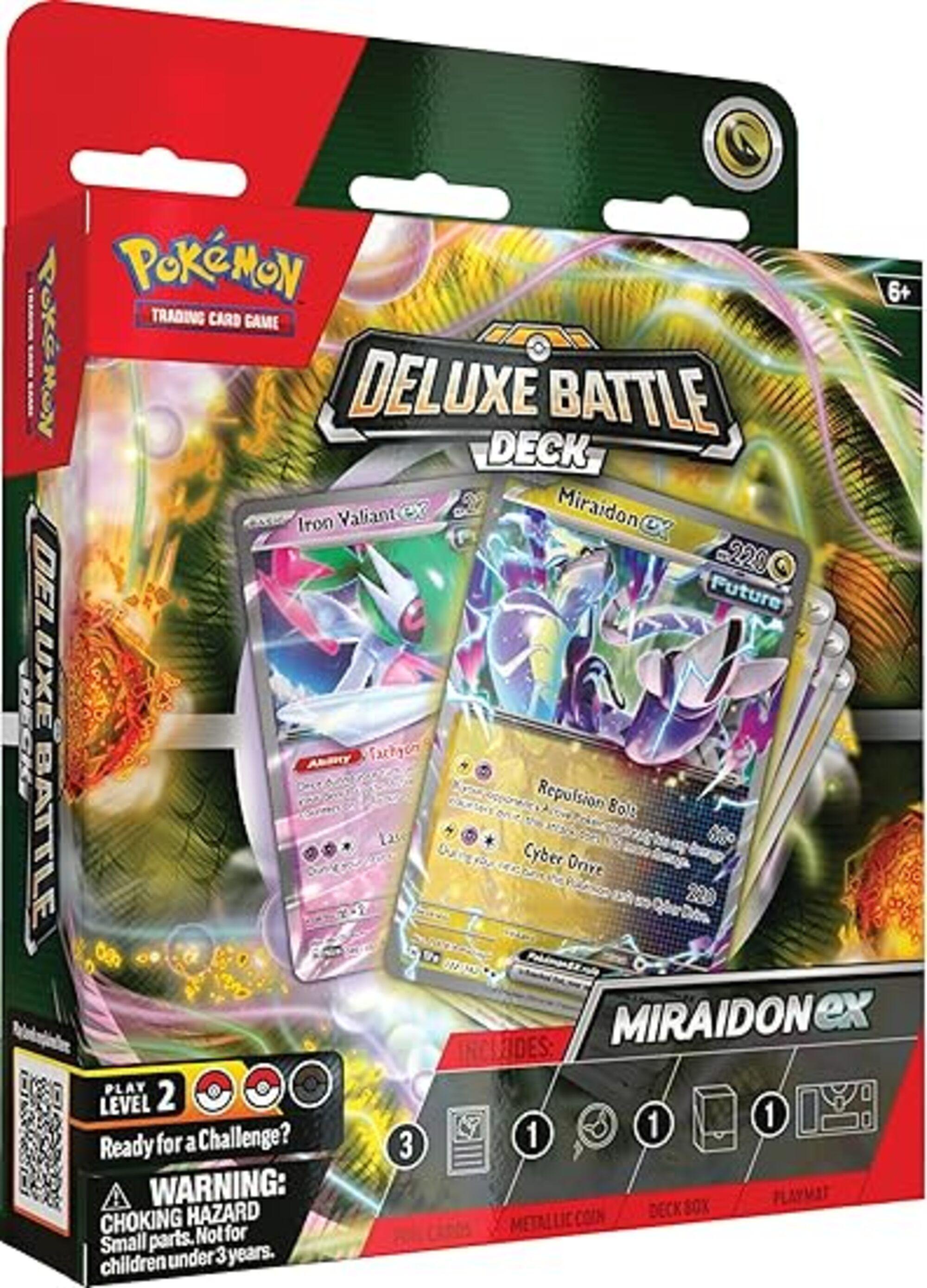 Pokemon TCG Miraidon ex Deluxe Battle Deck Español-0
